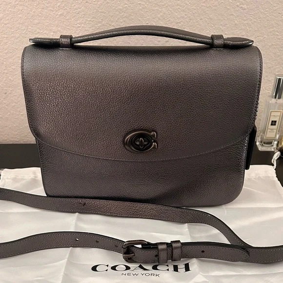 Coach Cassie Crossbody Bag Metallic Graphite - Picture 2 of 9